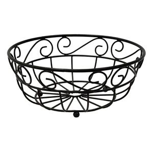 Decorative Brown Metal Fruit Bowl(New)